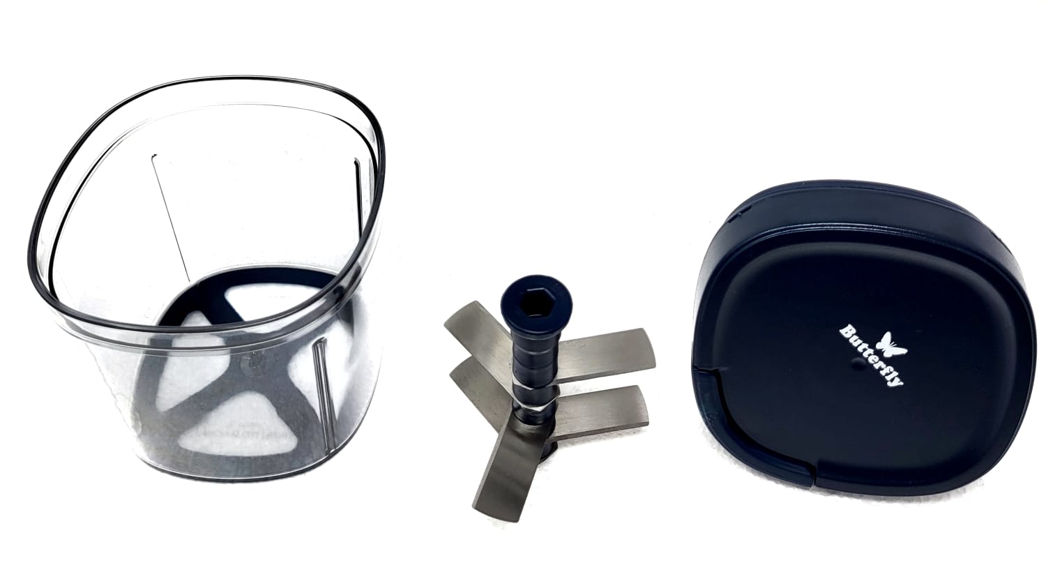 Butterfly Premium Vegetable Chopper 600 ml, Blue 57484 USA